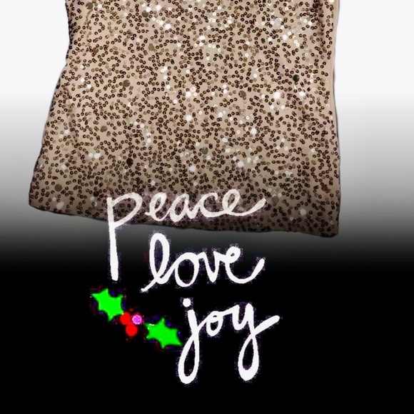 White House Black Market Sequin Tee XS - Picture 3 of 3